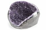 Sparkly Dark Purple Amethyst Geode - Uruguay #357219-2
